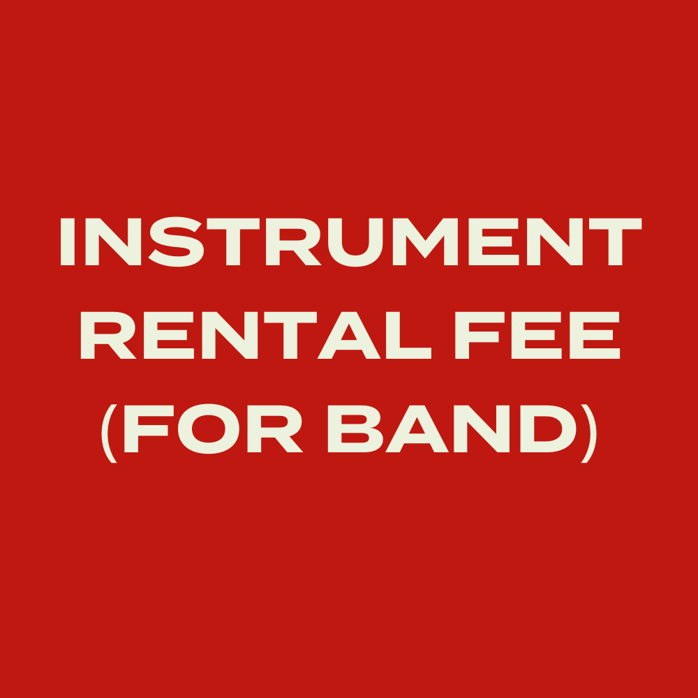 25.26 Instrument Rental Fee {for band}