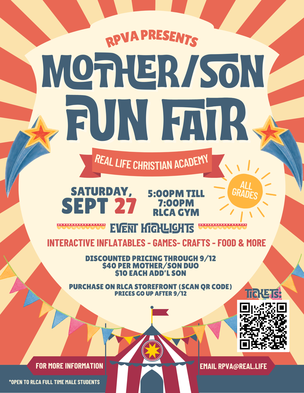 25-26 RPVA Mother & Son Event- Additional Son