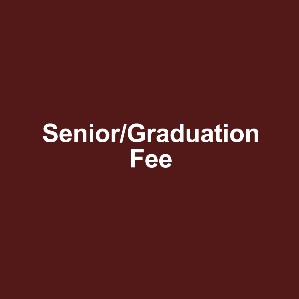 2026 Senior/Graduation Fee