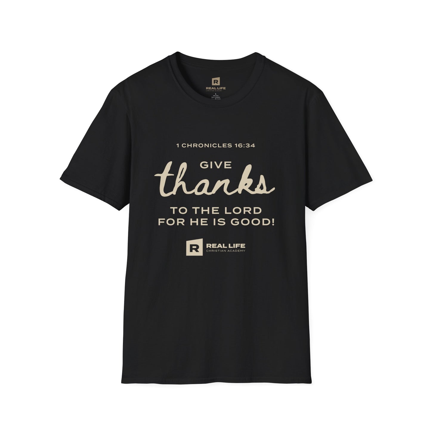 Give Thanks Script T-shirt