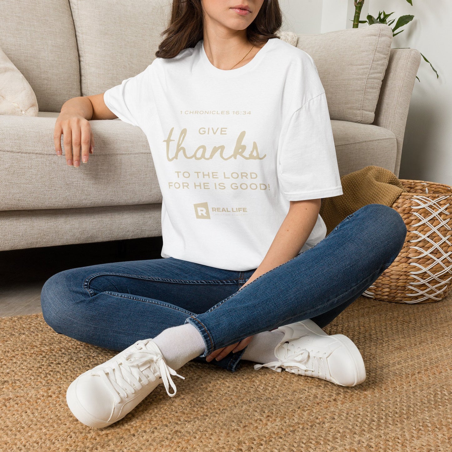 Give Thanks Script T-shirt