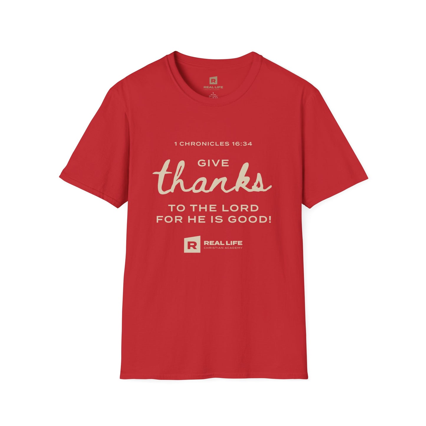Give Thanks Script T-shirt