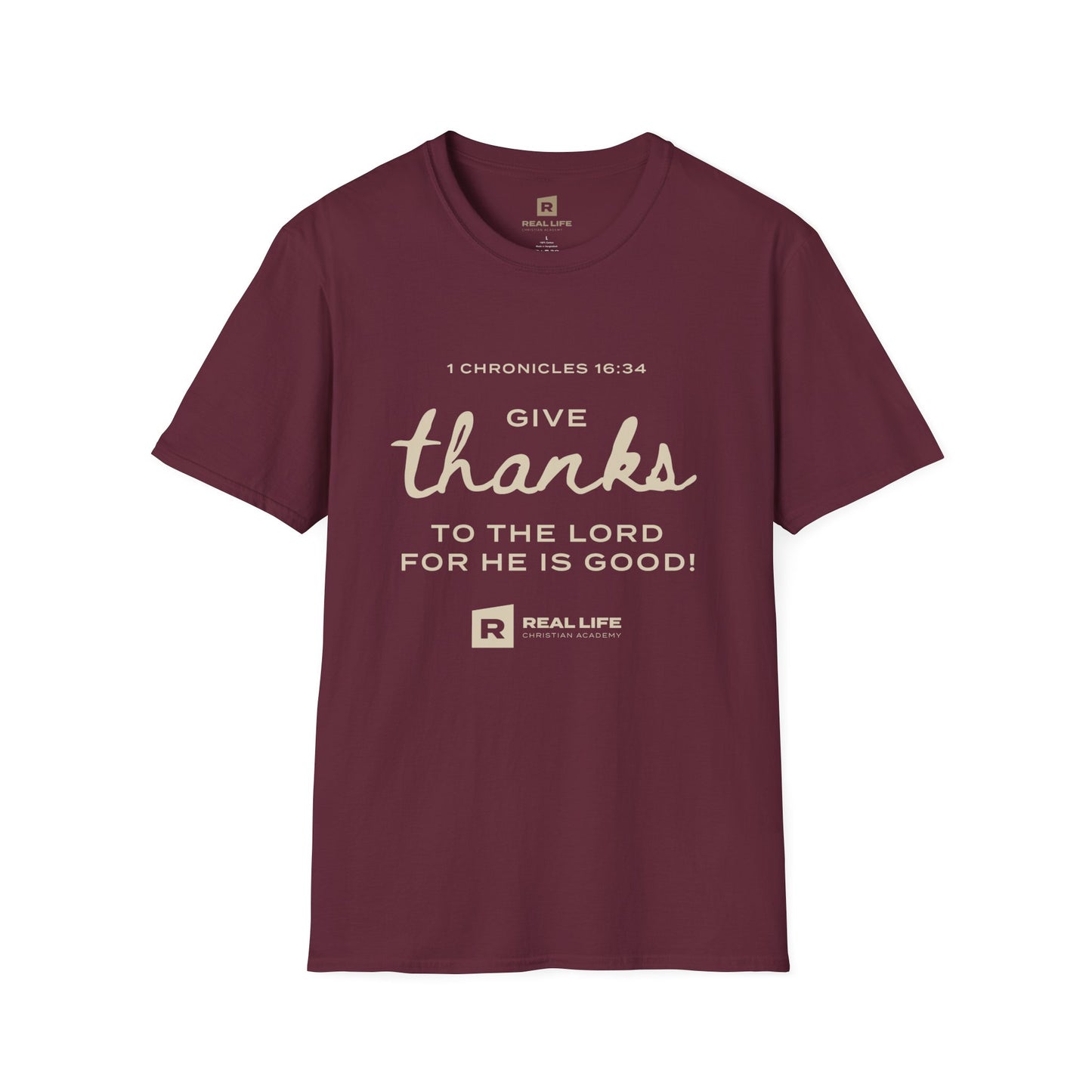 Give Thanks Script T-shirt
