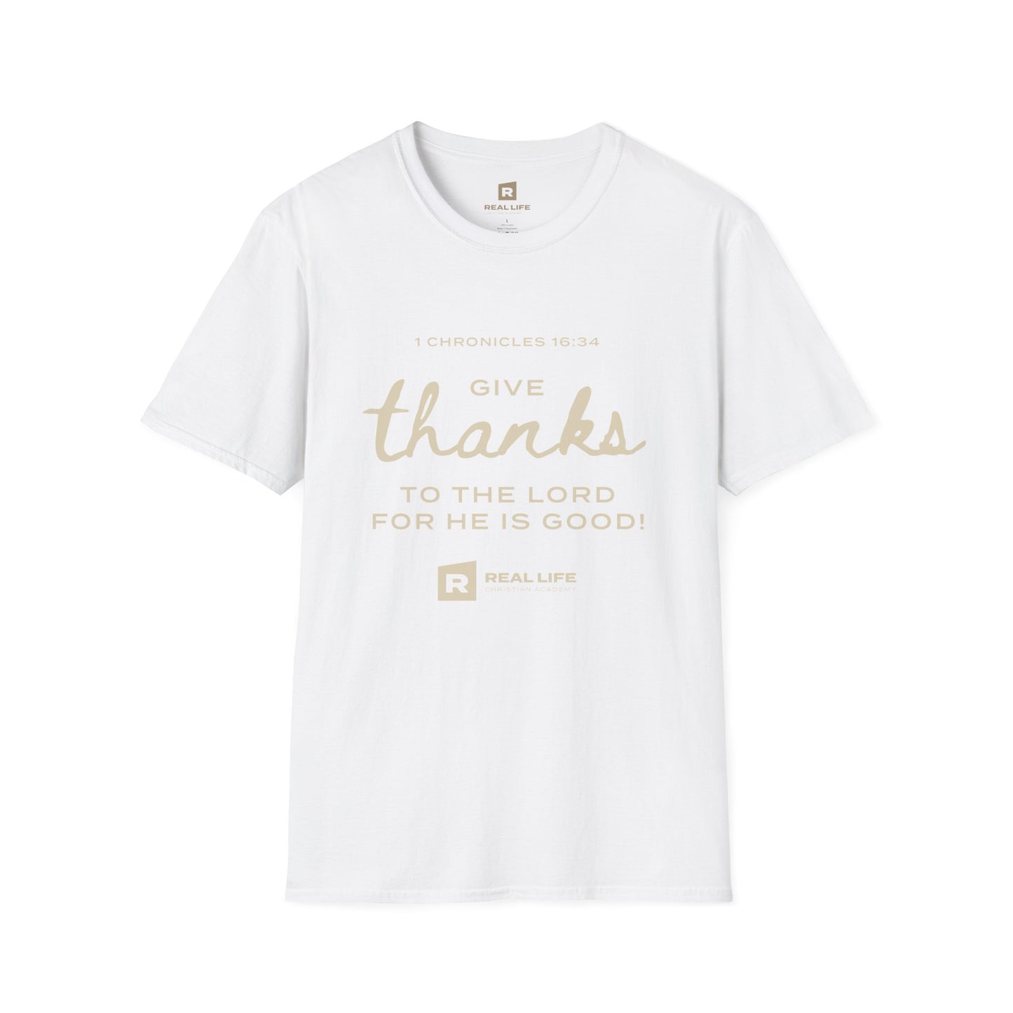 Give Thanks Script T-shirt