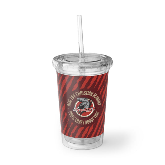 Red Raptor Acrylic Cup