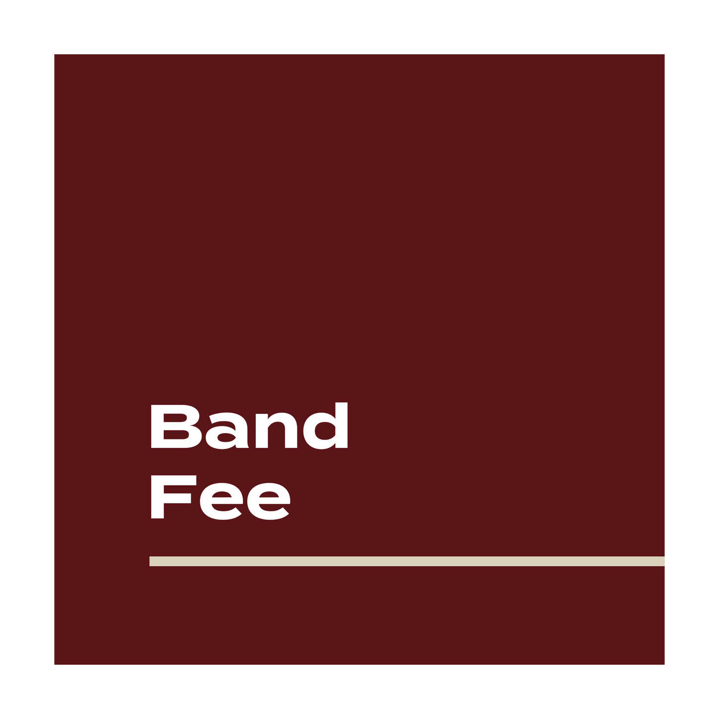 25.26 Student Band Fee