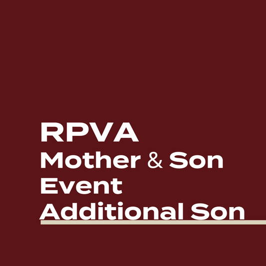 25-26 RPVA Mother & Son Event- Additional Son