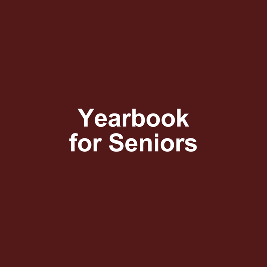 '25-'26 Yearbook for SENIORS ONLY