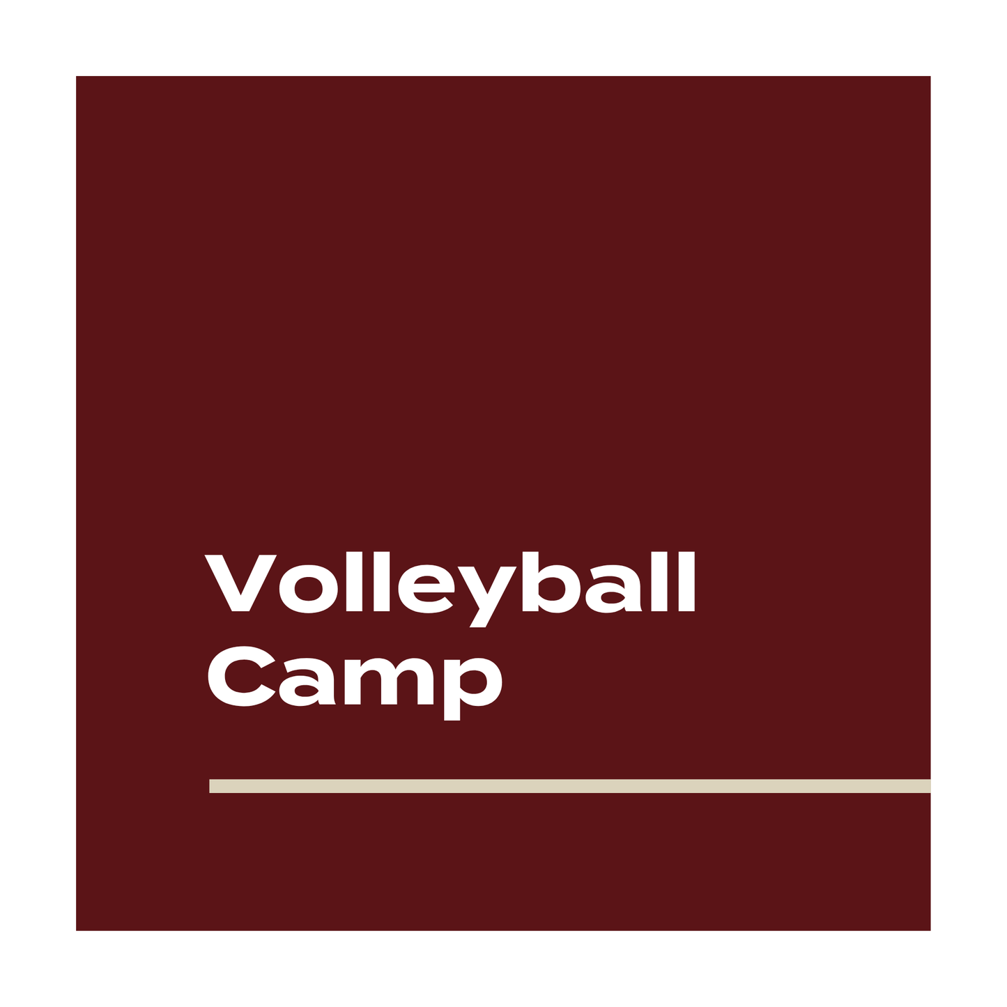 Volleyball Camp (3rd-6th Grade)