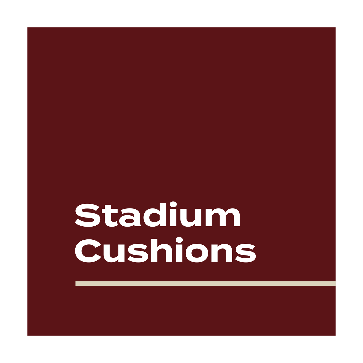 RLCA Raptor Red Stadium Cushions